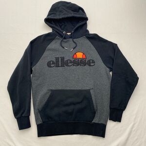 Ellesse Hoodie Sweatshirt Pullover Pocket Mens Medium Outdoor Athleisure Ski